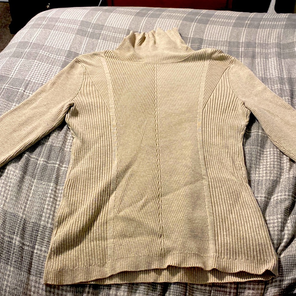 Avenue cream turtle neck size 14/16